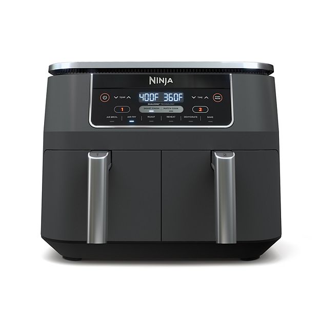 Ninja Dz201 Foodi 6-in-1 2-Basket Air Fryer with DualZone Technology, 8-Quart