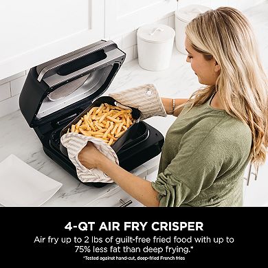 Ninja Foodi 6-in-1 Smart XL Indoor Grill - 4-Quart Air Fryer, Roast, Bake, Broil, & Dehydrate