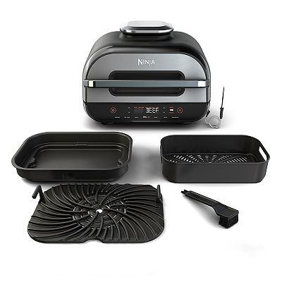 Ninja Foodi Smart XL 6-in-1 Indoor authentic Grill with 4-qt Air Fryer, Roast, Bake, Broil