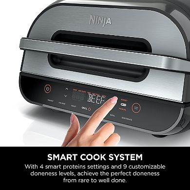 Ninja Foodi 6-in-1 Smart XL Indoor Grill - 4-Quart Air Fryer, Roast, Bake, Broil, & Dehydrate