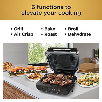 Ninja Foodi 6-in-1 Smart XL Indoor Grill - 4-Quart Air Fryer, Roast, Bake, Broil, & Dehydrate