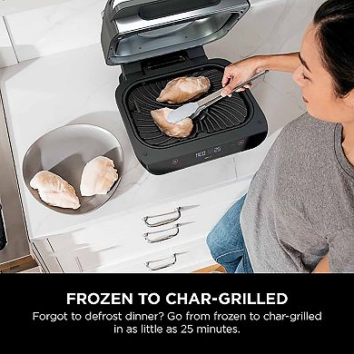 Ninja Foodi 6-in-1 Smart XL Indoor Grill - 4-Quart Air Fryer, Roast, Bake, Broil, & Dehydrate