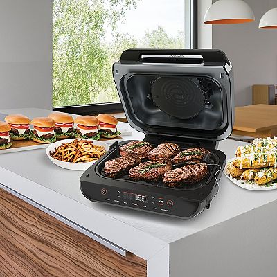 Ninja Foodi Smart offers XL 6-in-1 Indoor Grill with 4-qt Air Fryer, Roast, Bake, Broil