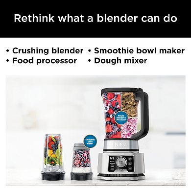 Ninja Foodi Power Blender & Processor System with Smoothie Bowl Maker and Nutrient Extractor 1400 Watts