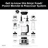 Ninja Foodi Power Blender & Processor System with Smoothie Bowl Maker and Nutrient Extractor 1400 Watts