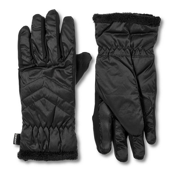 Women's isotoner Insulated Water Repellent Quilted Gloves
