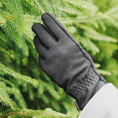 Women's isotoner Stretch Fleece Gloves with Sherpa Trim