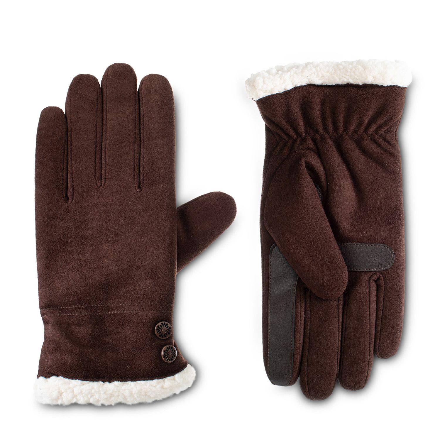 ladies brown gloves