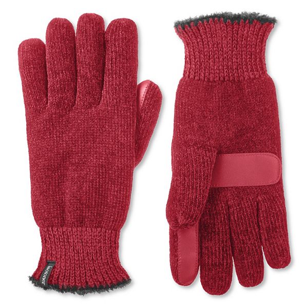 T Monogram Chenille Gloves: Women's Designer Gloves