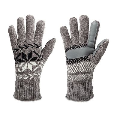 Women's isotoner Lined Chenille Snowflake Gloves