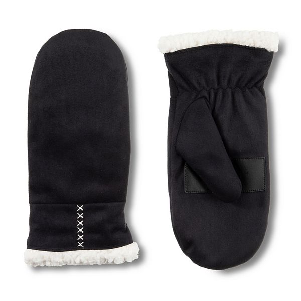Women's isotoner Lined Recycled Microsuede Water Repellent Mitten