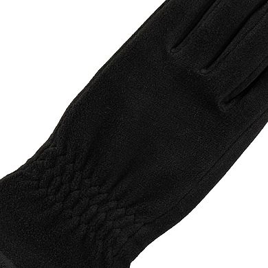Women's isotoner SmartDRI Fleece Lined Gathered Gloves
