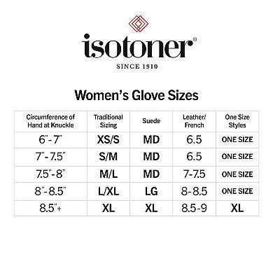 Women's isotoner SmartDRI Fleece Lined Gathered Gloves