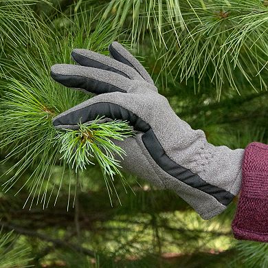 Women's isotoner SmartDRI Fleece Lined Gathered Gloves