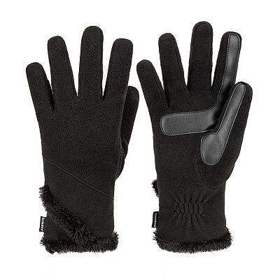 Women's isotoner SmartDRI Lined Stretch Fleece Gloves with Overlap