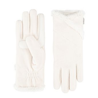 Women's isotoner SmartDRI Lined Stretch Fleece Gloves with Overlap Wrist