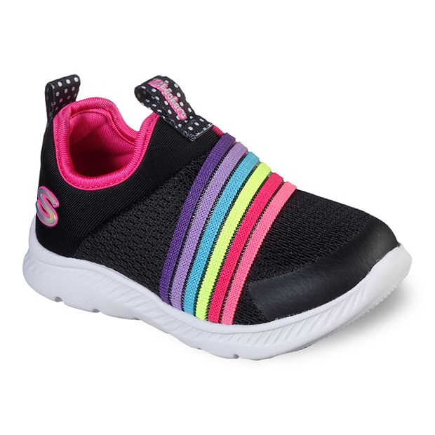 Skechers Comfy Flex 2.0 Rainbow Frenzy Toddler Girls Sneakers