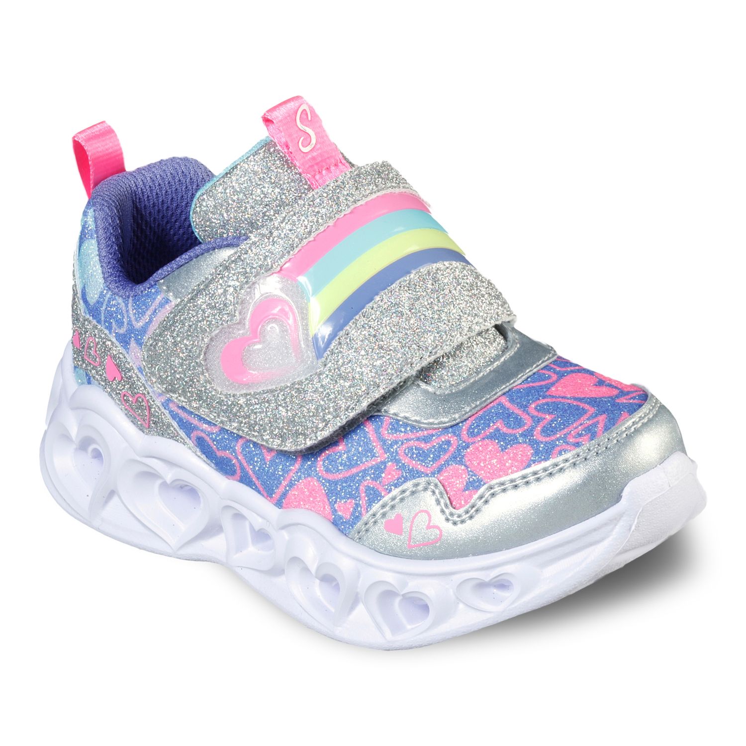 skechers heart light up shoes