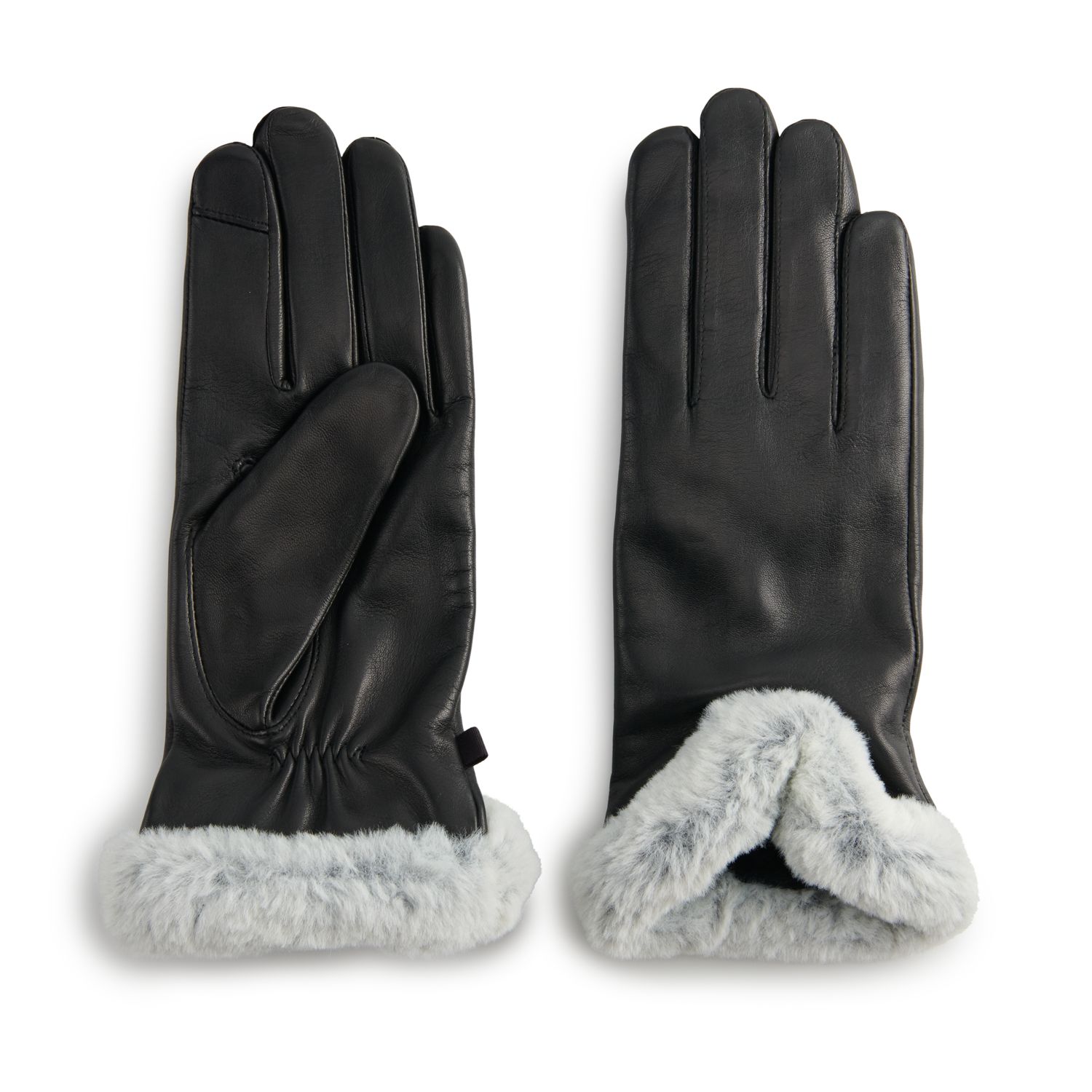 fur trim gloves sale