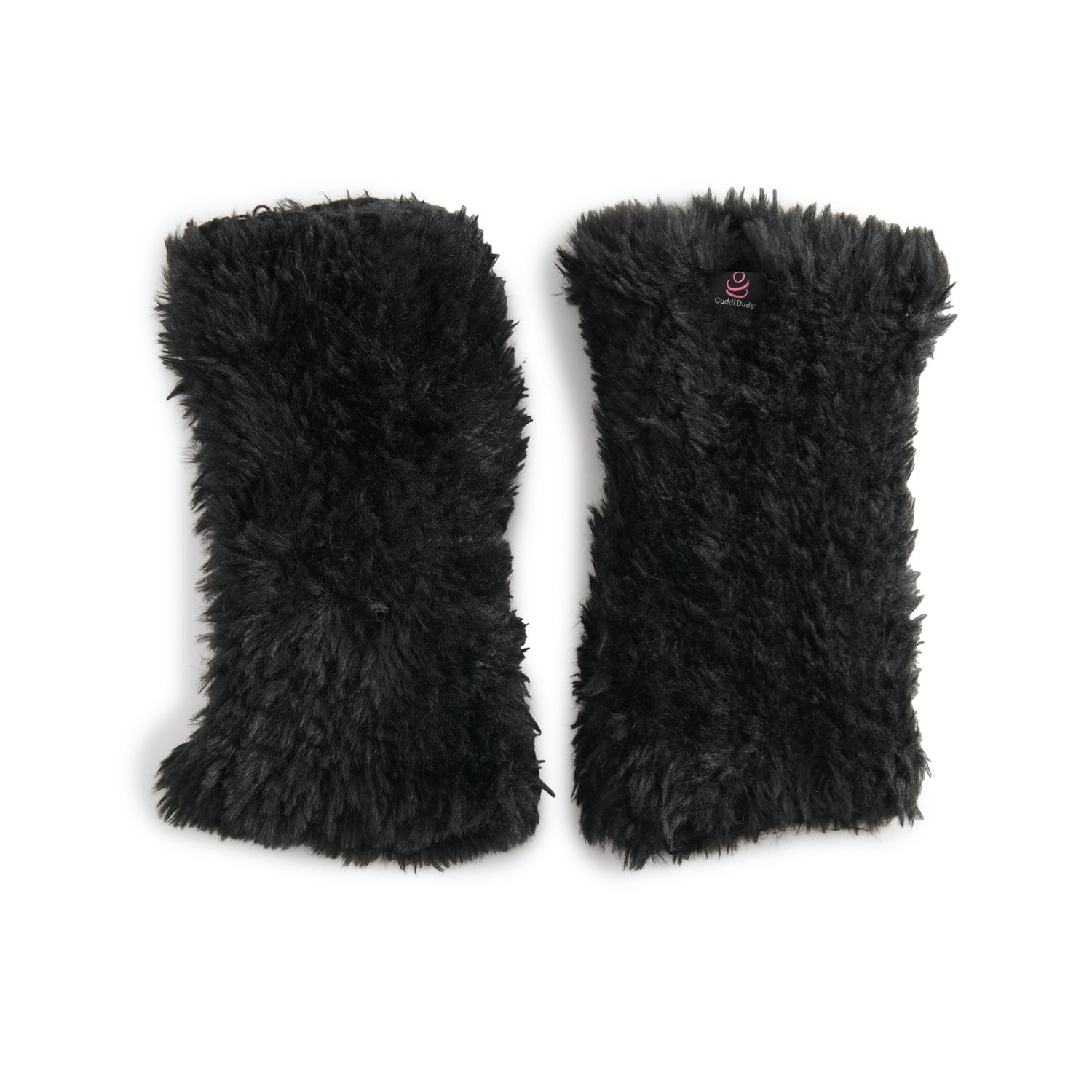 fluffy fingerless gloves