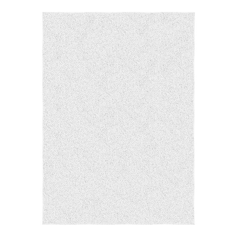 Garland Rug Skyline Shag Area Rug, White, 9X12 Ft