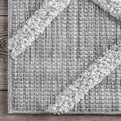 nuLOOM Carly Raised Fishnet Trellis Area Rug