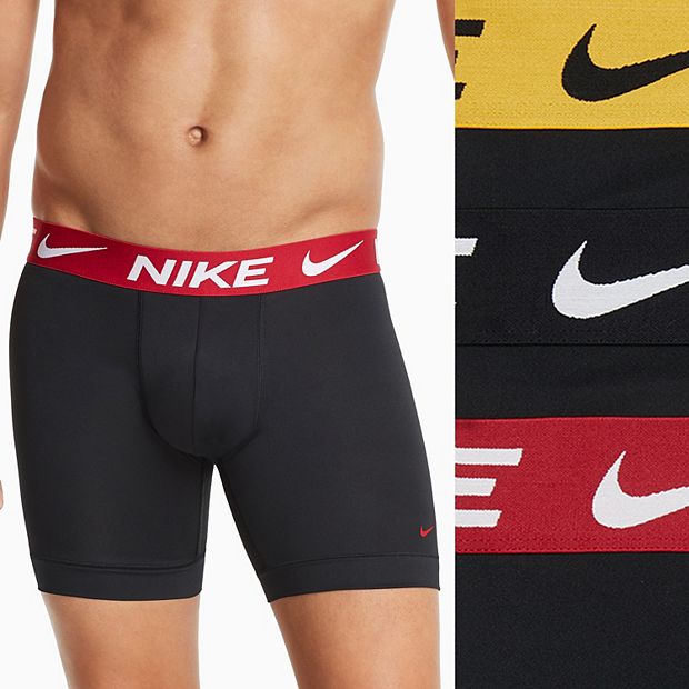 Men's Nike 3-pack Essential Dri-FIT Microfiber Boxer Briefs