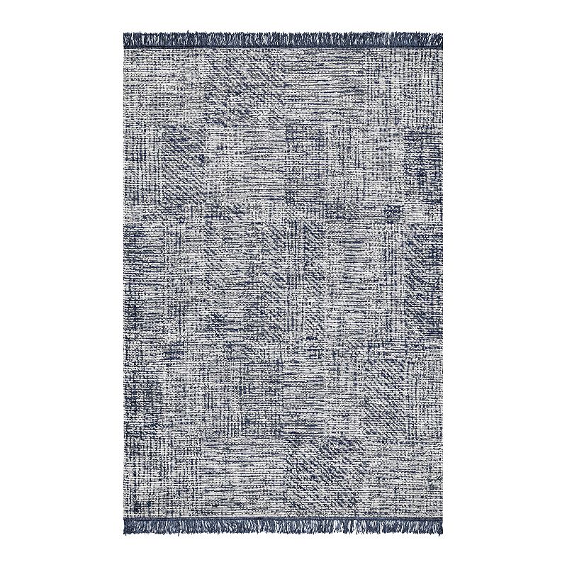 nuLOOM Vada Fringe Indoor/Outdoor Area Rug, Multicolor, 6.5X9 Ft