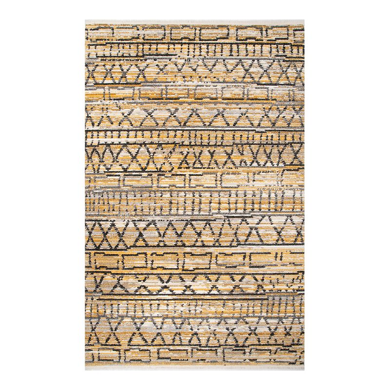 nuLOOM Maisie Banded Tribal Area Rug, Multicolor, 3.5X5 Ft