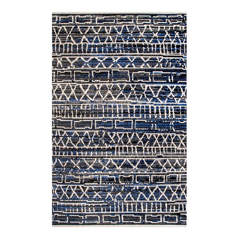 nuLOOM Maisie Banded Tribal Area Rug, Multicolor, 4.5X6 Ft