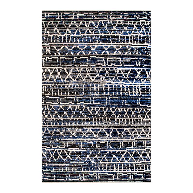 nuLOOM Maisie Banded Tribal Area Rug, Multicolor, 5X8 Ft