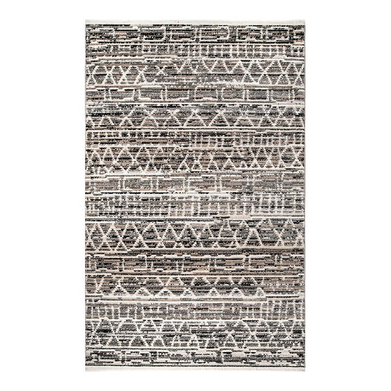 nuLOOM Maisie Banded Tribal Area Rug, Multicolor, 4.5X6 Ft