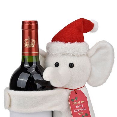 St. Nicholas Square® White Elephant Wine Bottle Hugger