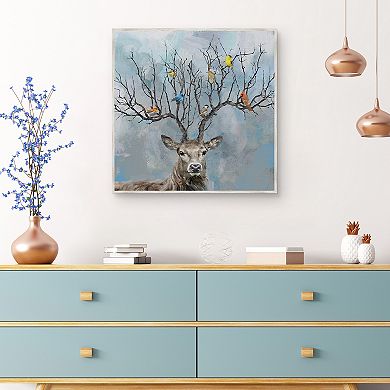 Fine Art Canvas Nearest & Dearest Deer Framed Canvas Wall Art