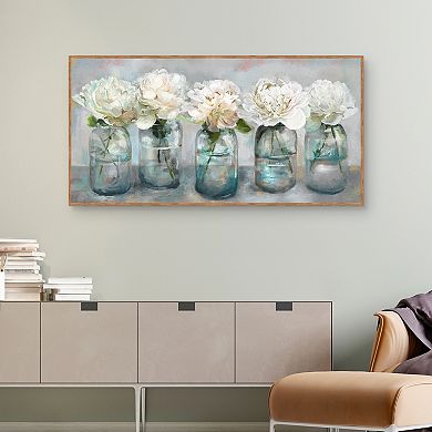 Fine Art Canvas Fresh Picked Peonies Canvas Wall Art