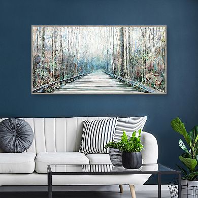 Fine Art Canvas Summer Journey Framed Canvas Wall Art