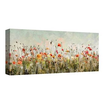 Fine Art Canvas Poppy Parade Canvas Wall Art