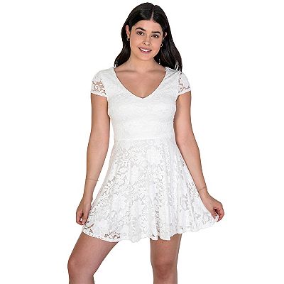 B smart white dress best sale