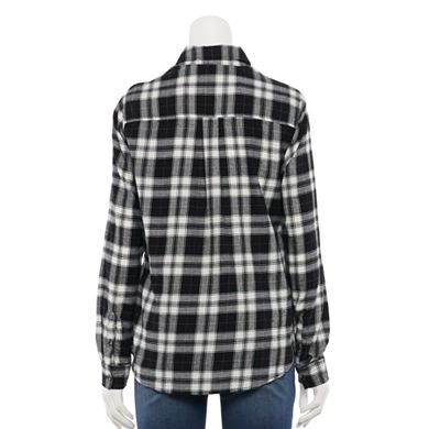 Women's Croft & Barrow® Plaid Flannel Shirt