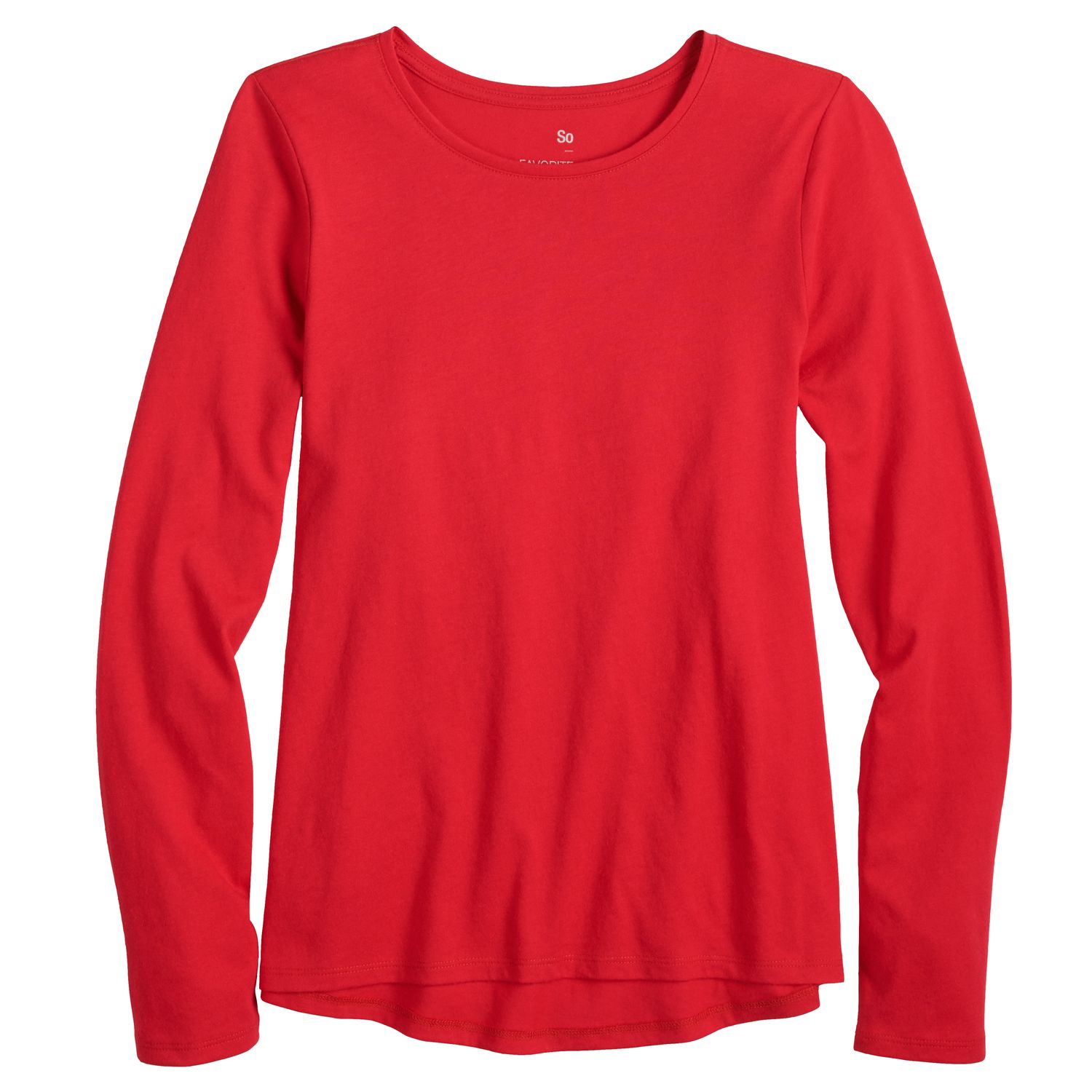girls plain red tshirt