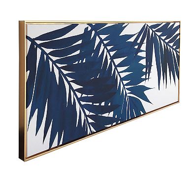Gallery 57 Blue Palms Canvas Wall Art