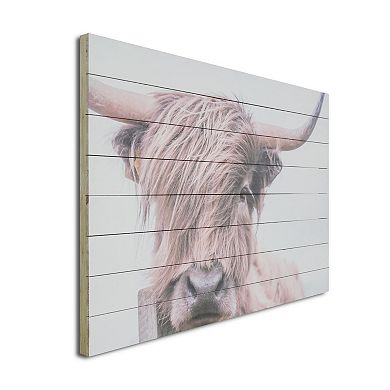 Gallery 57 Highland Cow Wood Wall Art