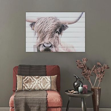 Gallery 57 Highland Cow Wood Wall Art