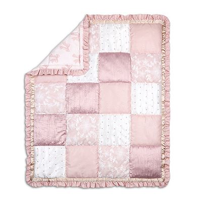 The Peanutshell Grace Patchwork 4-Piece Crib Bedding Set