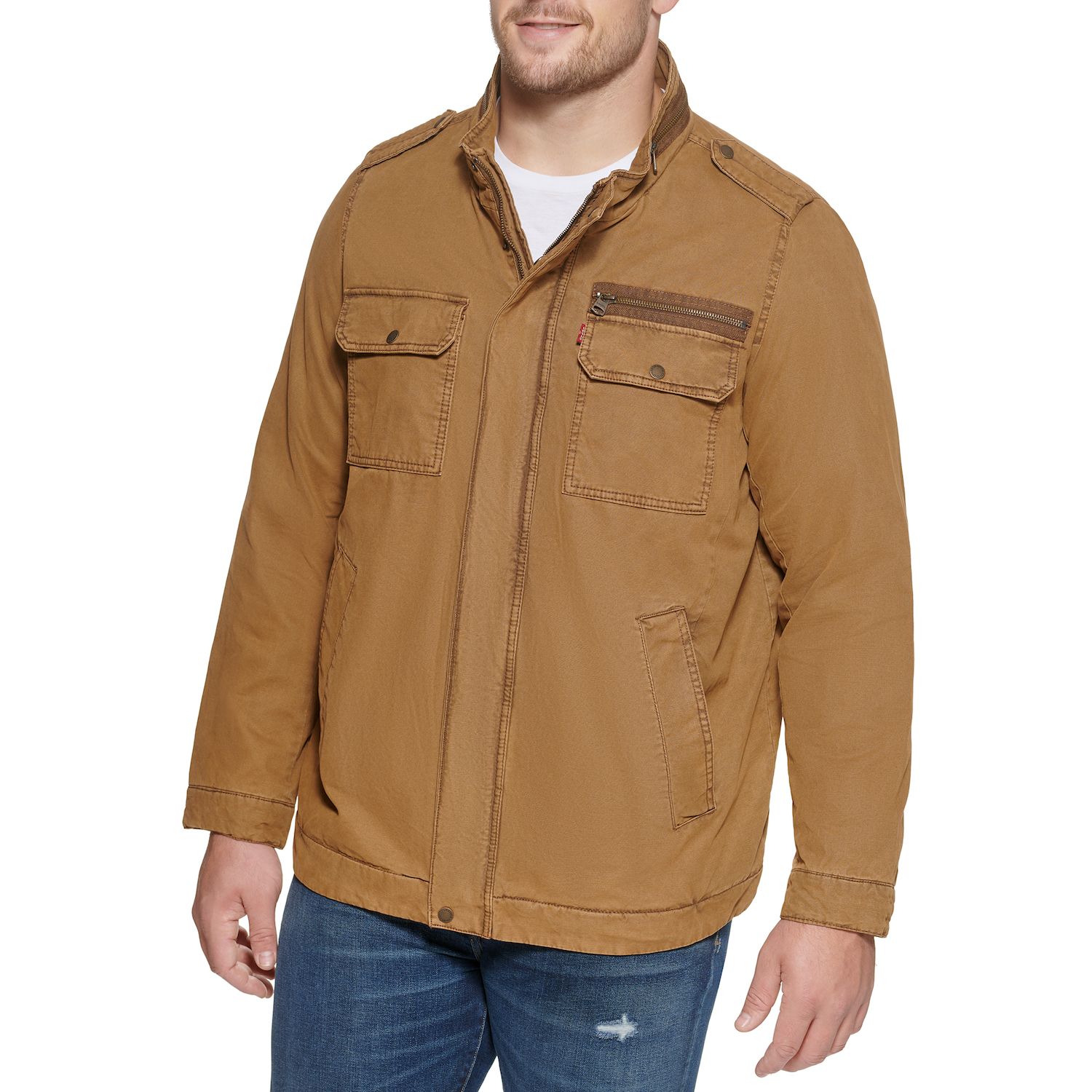 levis brown jacket mens