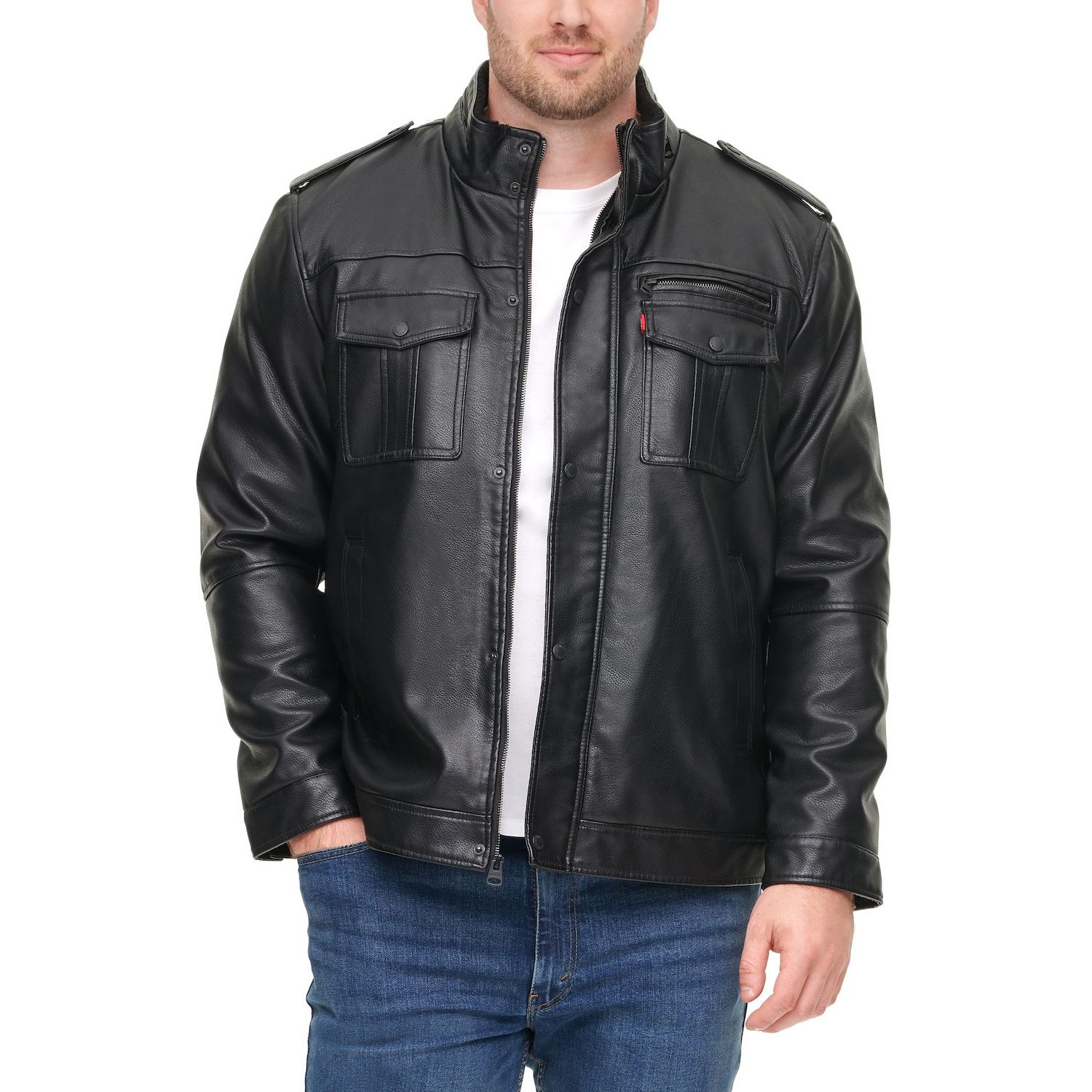 kohl's levi's faux leather jacket
