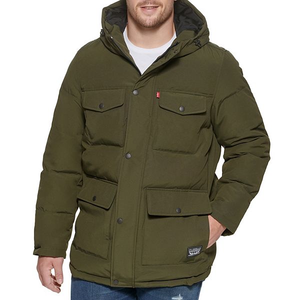 Men's Big & Tall Levi's® Hooded Parka Jacket