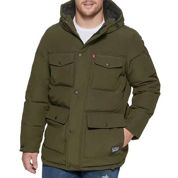 Descubrir 40+ imagen levi’s mens hooded heavyweight parka