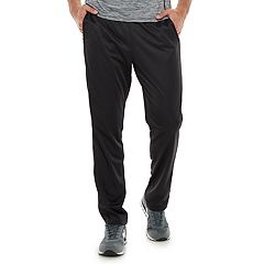tek gear, Pants & Jumpsuits, Tek Gear Elastic Waist Athletic Pants Black  With Gray White Side Stripe S