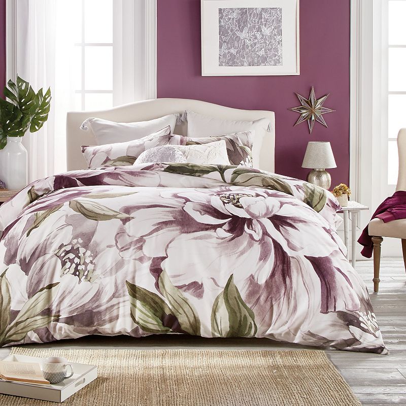 Peri Peony Blooms 3-piece Comforter Set, Multicolor, King